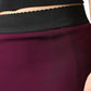 Dolce & Gabbana Maroon Mid Waist Pencil Cut Midi Skirt