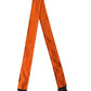 Dolce & Gabbana Orange Silk Fringes Neck Wrap Foulard Scarf