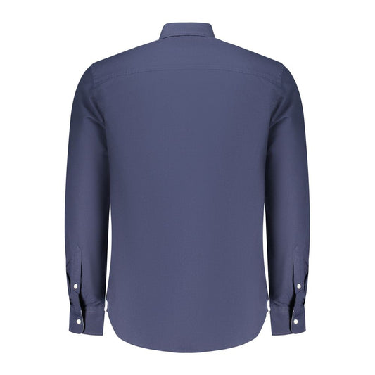 North Sails Blu Cotton Men Shirt