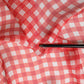 Dolce & Gabbana Red Checkered Plaid Neck Wrap Shawl  Scarf
