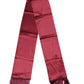 Dolce & Gabbana Red Satin Silk Fringes Neck Foulard Scarf