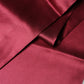 Dolce & Gabbana Red Satin Silk Fringes Neck Foulard Scarf