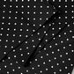 Dolce & Gabbana Black Polka Dot Neck Wrap Foulard 133.5cm x 12.5cm Scarf