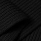 Dolce & Gabbana Black Cashmere Knit Neck Wrap Shawl 202cm x 26cm  Scarf