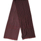 Dolce & Gabbana Maroon Patterned Silk Wrap Foulard Men 133cm x 22cm Scarf