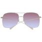 Scotch & Soda Gold Stainless Steel Sunglasses