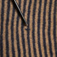 Daniele Alessandrini Brown Black Stripes Wool Crew Neck Pullover Sweater