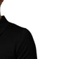 Dolce & Gabbana Black Silk Collared Short Sleeve Polo  T-shirt