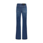 7FOR Blue Cotton Bootcut Jeans