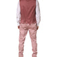Dolce & Gabbana Pink Cotton Single Breasted 3 Piece Suit