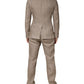 Dolce & Gabbana Beige Linen Double Breasted 2 Piece Men Suit