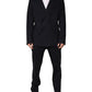 Dolce & Gabbana Blue MARTINI Double Breasted 2 Piece Suit