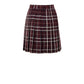 Dolce & Gabbana Bordeaux Wool Mini Skirt