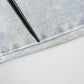 One Teaspoon Light Blue Tattered Mid Waist Straight Denim Jeans