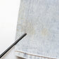 One Teaspoon Light Blue Tattered Mid Waist Straight Denim Jeans