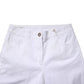 Peserico White Cotton Skinny Mid Waist Chino Trouser Pants