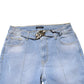 CRISTINAEFFE Light Blue Washed High Waist Bootcut Denim Jeans