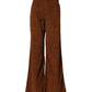 Jucca Brown Wide Leg High Waist Corduroy Denim Trouser Jeans