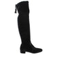 Prada Black Velvet Over The Knee