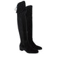 Prada Black Velvet Over The Knee