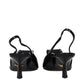 Prada Black Leather Stiletto Heel Sandals