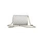 Mario Valentino Gray Polyurethane Women's Bag With Adjustable Chain Strap
