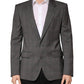 Dolce & Gabbana Gray Wool Single Breasted 2 Button Blazer