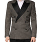 Dolce & Gabbana Gray Double Breasted 2 Button Jacket Blazer