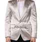 Dolce & Gabbana Silver SICILIA Single Breasted Jacket Blazer