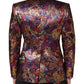 Dolce & Gabbana Multicolor Jacquard Single Breasted Blazer