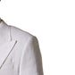 Dolce & Gabbana White Linen Double Breasted 2 Button Blazer
