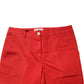 PT Torino Red Flared Mid Waist Chino Casual Trouser Pants