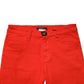 PLEIN SUD Red Mid Waist Skinny Cropped Trouser Jeans