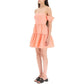 Staud Orange Cotton Casual Dress