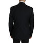 Dolce & Gabbana Blue Viscose Two-Piece Suit