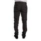 Dolce & Gabbana Black Virgin Wool Two-Piece Suit