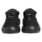 Dolce & Gabbana Black Slip On Low Top Wave Sneakers Shoes
