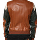 Dolce & Gabbana Multicolor Leather Full Zip men Biker Jacket