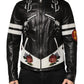 Dolce & Gabbana Black Guns n' Roses FullZip Men Biker Jacket