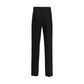 Versace Black Wool Oves Aries Dress Pants