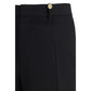 Versace Black Wool Oves Aries Dress Pants