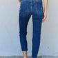 Judy Blue Aila Short Full Size Mid Rise Cropped Relax Fit Jeans